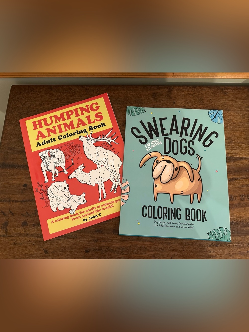 Funny Adult Coloring Books - Humping Animals & Swearing
Dogs
